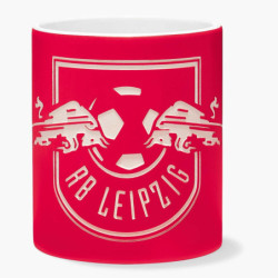 RB Leipzig Tasse - Logo sandgestrahlt - rot Kaffeebecher RBL Becher Mug