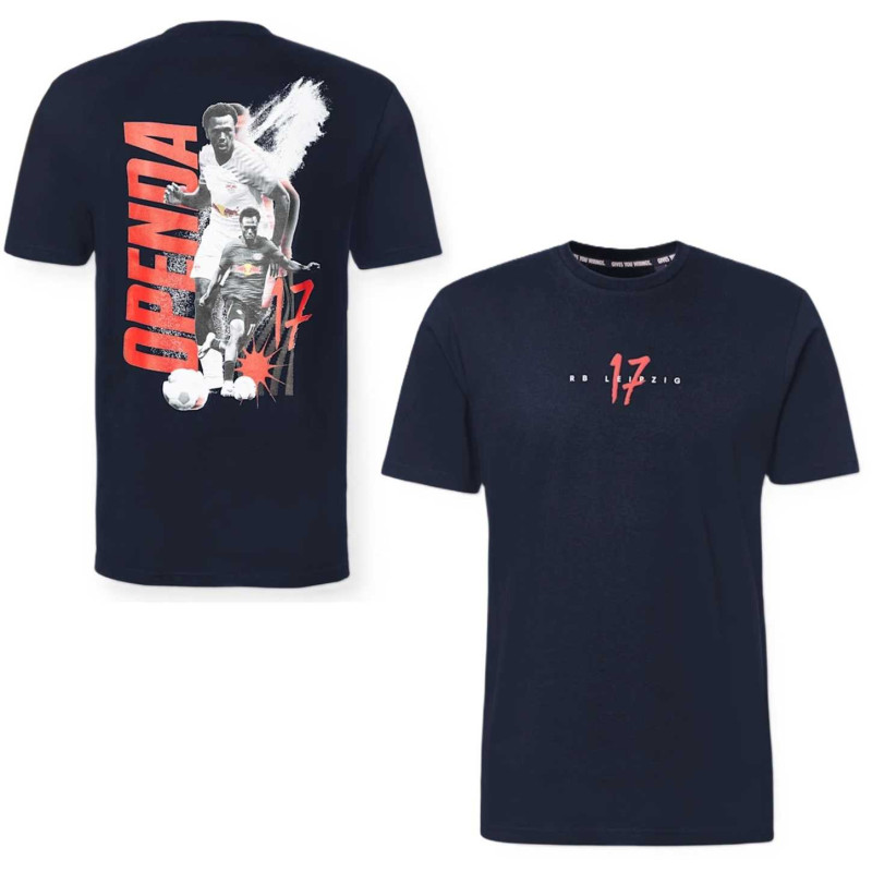 RB Leipzig Kinder T-Shirt - Openda - navy Shirt RBL - Größe 116 bis 164