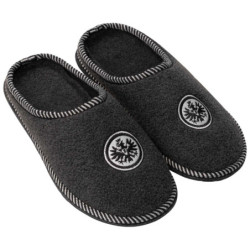 Eintracht Frankfurt Pantoffeln dunkelgrau - Logo -  Größe 36/37 | Hausschuhe | Filzpantoffel SGE