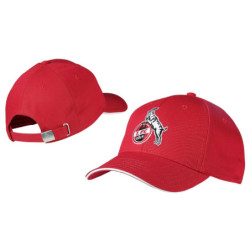 1. FC Köln Basecap - Basic Logo - ROT | Kappe | Schildmütze | Cap