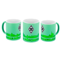 Borussia Mönchengladbach Tasse - Grün Metallic - Becher | Kaffeetasse BMG