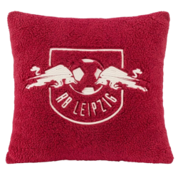 RB Leipzig Fleecekissen - Logo - rot | Kissen | 45 x 45 cm | Dekokissen | RBL