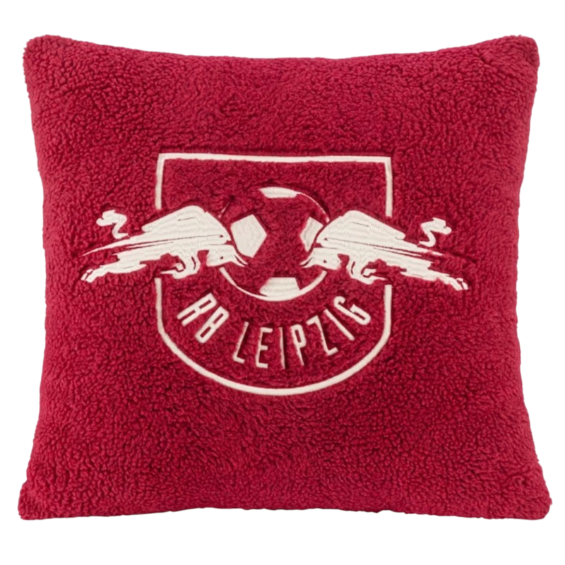 RB Leipzig Fleecekissen - Logo - rot | Kissen | 45 x 45 cm | Dekokissen | RBL