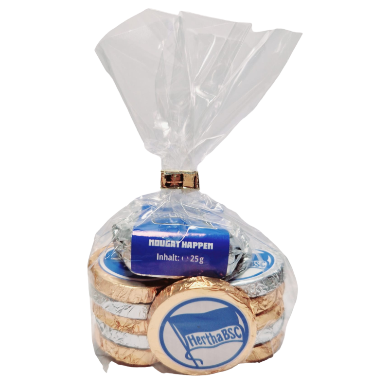 Hertha BSC Berlin Schoko-Mixbeutel Vollmilch Schokolade Nougat Mix-Beutel HBSCB