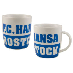 F.C. Hansa Rostock Tasse - Hansa Pott - Kaffetasse Becher Kaffeepott FCH