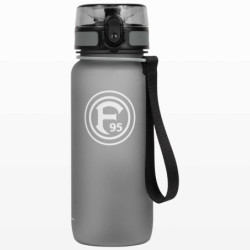 Fortuna Düsseldorf Tritan Trinkflasche grau transparent 0,65 l Flasche F95