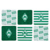 SV Werder Bremen Korkuntersetzer 6er Set grün-weiß | Untersetzer