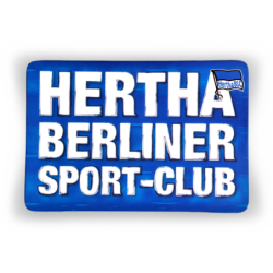 Hertha BSC Berlin Frühstücksbrettchen Schriftzug 2er-Set Schneidebrett Brettchen