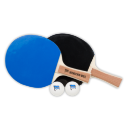 Hertha BSC Berlin Tischtennis Set (Tischtennis-Schläger und -Bälle) HBSCB