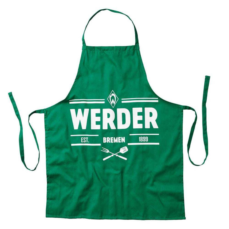 SV Werder Bremen Grillschürze - Est. 1899 - Kochschürze grün Schürze SVW