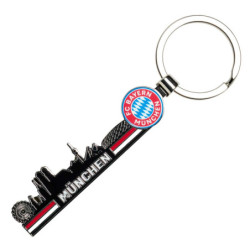 FC Bayern München Schlüsselanhänger - Skyline -  Anhänger Keychains FCB