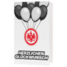 Eintracht Frankfurt Karte - Herzlichen Glückwunsch - Luftballons | Geburtstagskarte | Glückwunschkarte SGE