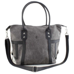 Borussia Mönchengladbach Canvas Damentasche Grau | Tasche | Umhängetasche | BMG