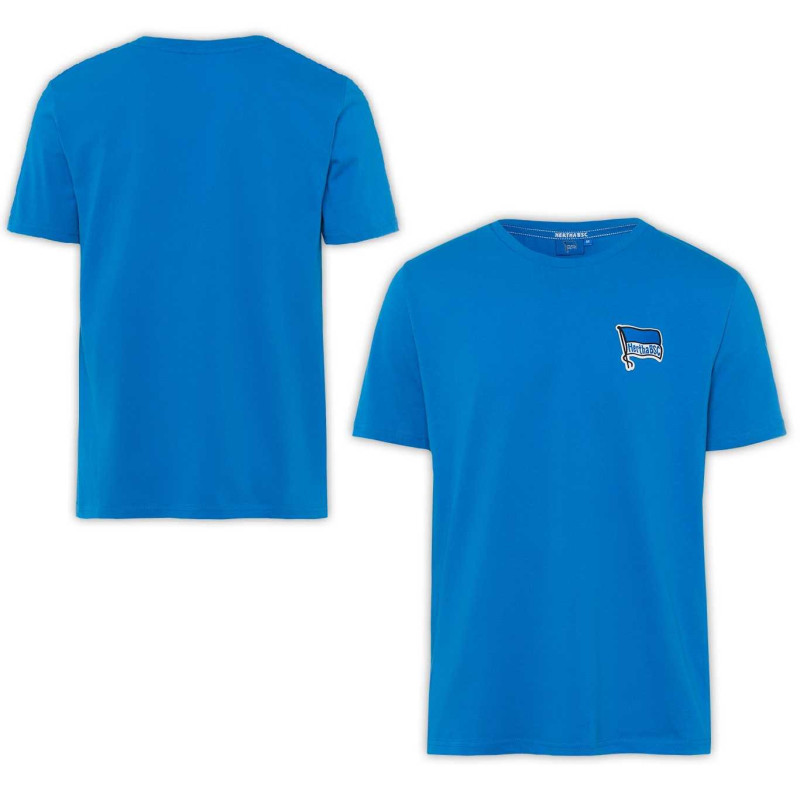 Hertha BSC Berlin T-Shirt – Fahne klein - blau Shirt HBSCB - diverse Größen