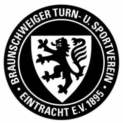 Eintracht Braunschweig Aufkleber - Traditionswappen schwarz - Sticker Autoaufkleber BTSV