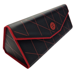 FC Bayern München faltbares Brillenetui mit Brillenputztuch - Logo - schwarz Etui FCB
