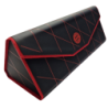 FC Bayern München faltbares Brillenetui mit Brillenputztuch - Logo - schwarz Etui FCB