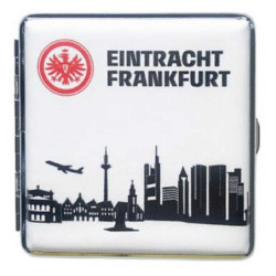 Eintracht Frankfurt V-Fire Zigarettenetui - Skyline - Metall Etui flach SGE