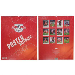 RB Leipzig Posterkalender 2022 RBL Jahreskalender XL Kalender - Plus Lesezeichen Wir lieben Fußball