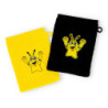 Borussia Dortmund Waschlappen - Emma - 2er Set |Waschhandschuh | schwarz-gelb | Seiflappen | BVB 09