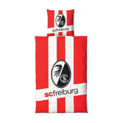SC Freiburg Bettwäsche - Wappen - im Jutebeutel 2-teilig 135 x 200 cm