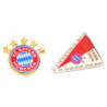 FC Bayern München Pin 2er Set - Logo & Wimpel - Anstecker FCB