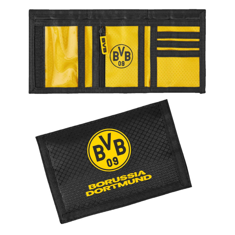 Borussia Dortmund Geldbörse - Netz - schwarzgelb Porte­mon­naie Geldbeutel BVB 09
