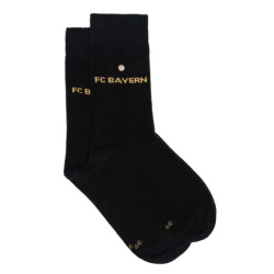 FC Bayern München Business Socken schwarz 2er Set mit Logopin Businesssocken FCB