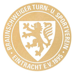 Eintracht Braunschweig Aufkleber - Traditionswappen Gold - Sticker Autoaufkleber BTSV