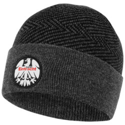 Eintracht Frankfurt Beanie - 80er Logo - grau | Mütze | SGE