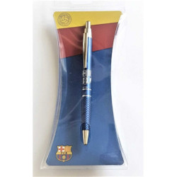 FC Barcelona Metall Kugelschreiber blau Kuli Logo Stift