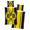 Borussia Dortmund Wendebettwäsche Classic schwarzgelb Streifendesign 135 x 200 cm Bettwäsche BVB 09