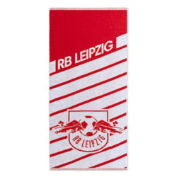 RB Leipzig Duschtuch - Stripe - rot-weiß Streifen 70 x 140 cm Badetuch RBL