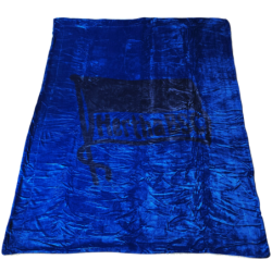 Hertha BSC Berlin Sherpa Decke | Blau | 150 x 200 cm | Kuscheldecke | Sofadecke | HBSCB