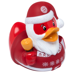 FC Bayern München Badeente - Weihnachten - Ente Weihnachtsmann FCB