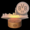 Borussia Dortmund LED Leuchte mit Skyline | Nachtlicht | Lampe BVB 09