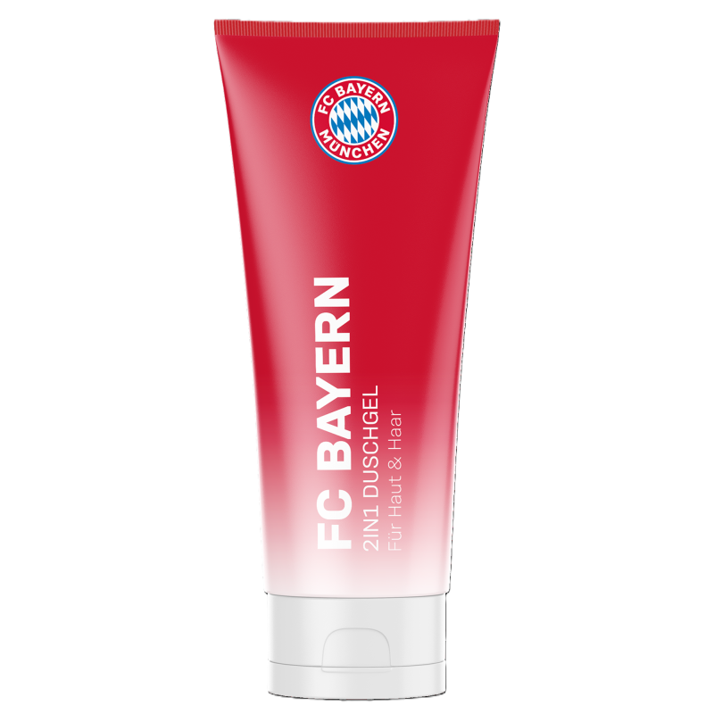 FC Bayern München 2in1 Duschgel und Shampoo | rot | Hair & Body Showergel | FCB