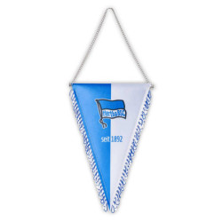 Hertha BSC Berlin Wimpel blau-weiß 26 cm Stoff Schmuckwimpel | Seidenwimpel HBSCB