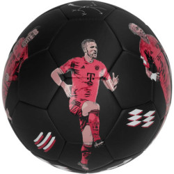 FC Bayern München Fußball - Player - Schwarz | Ball mit Spielerabbildungen  Gr. 5 | FCB