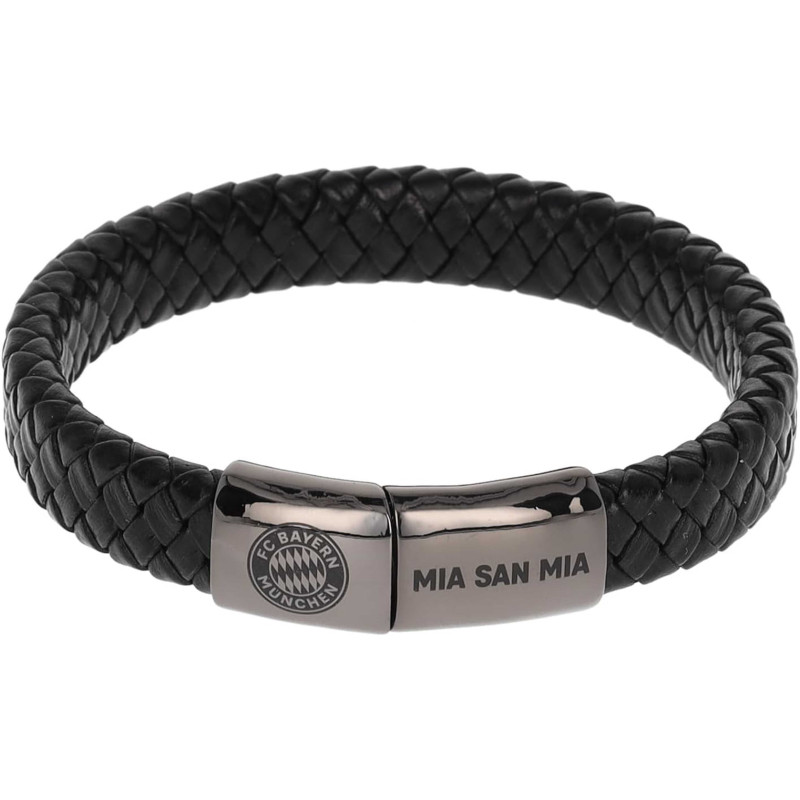FC Bayern München Herren Lederarmband Armband FCB
