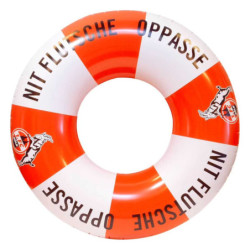 1. FC Köln Schwimmreifen - Nit flutsche - rot/weiß Schwimmring  Ø 120 cm