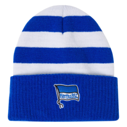 Hertha BSC Berlin Mütze blau-weiß gestreift Beanie HBSCB