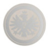 Eintracht Frankfurt Aufkleber -  Logo silber - Sticker Ø 9 cm Autoaufkleber SGE