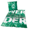 SV Werder Bremen Bettwäsche - Innenstadt - im Jutebeutel 135 x 200 cm 2teilig