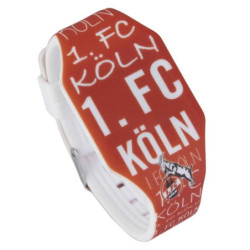 1. FC Köln LED Armbanduhr - allover - Silikon Uhr Fanuhr