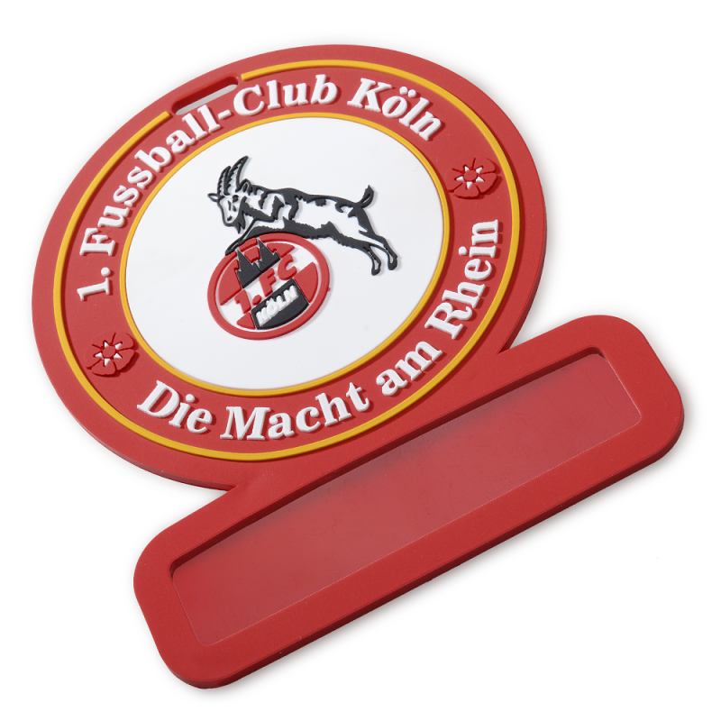 1. FC Köln Namensschild - Logo - Türschild, Schild - plus Lesezeichen I love Köln