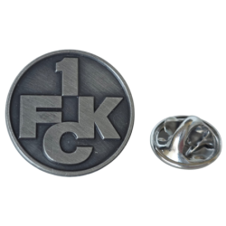 1. FC Kaiserslautern Pin - Logo - altsilber | Button |  Anstecker | FCK