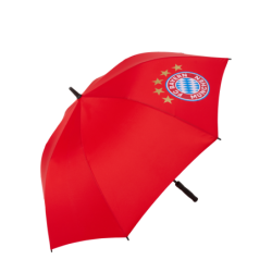 FC Bayern München Stockschirm - Rot Logo - Schirm Regenschirm FCB