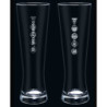 VfL Wolfsburg Weizenglas - Logohistorie - 2er Set | Bierglas 0,5l | Glas