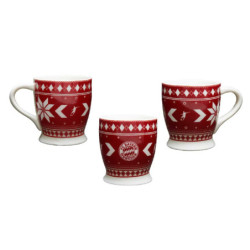 FC Bayern München Tasse - Weihnachtshaferl - Weihnachtstasse FCB